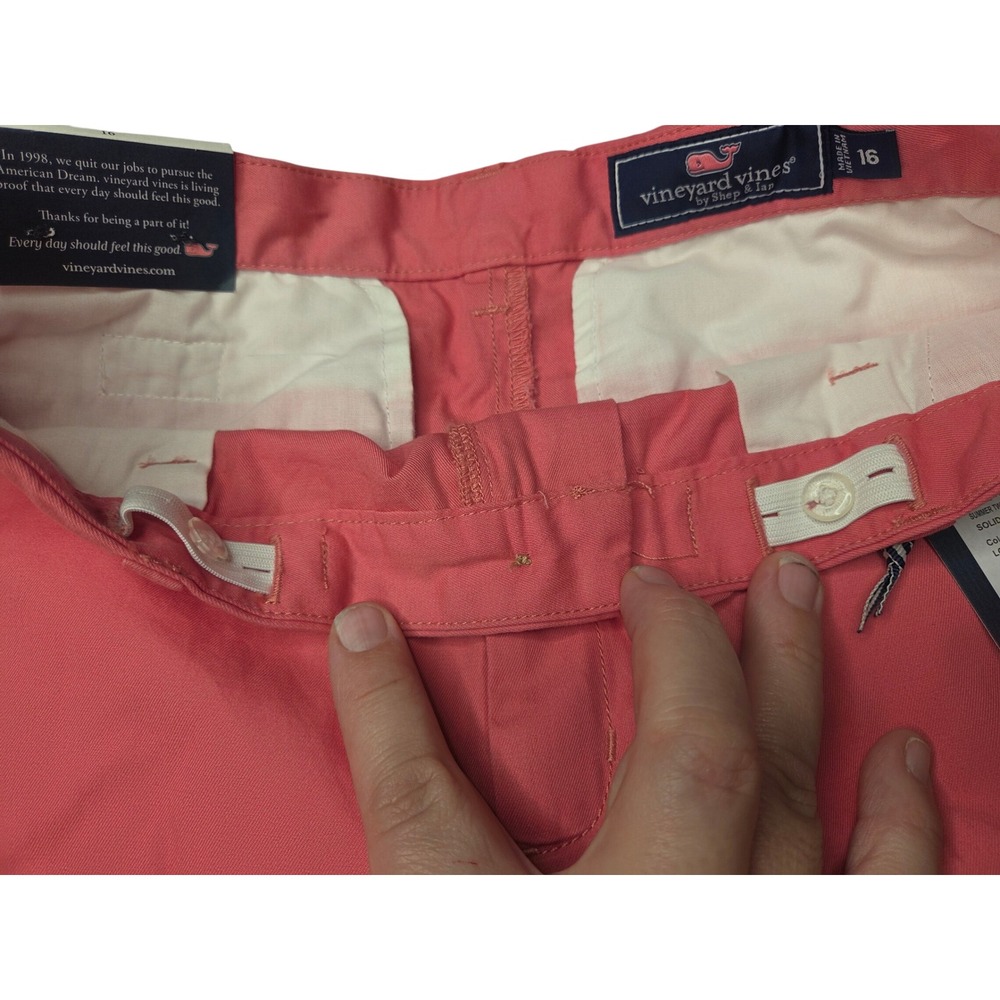 Vineyard‎ Vines Kids Size 16 Lobster Reef Summer Twill Breaker Shorts NWT - Picture 4 of 7